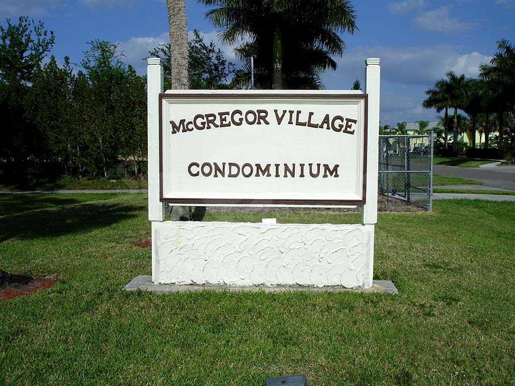 Mcgregor Village CondosSignage